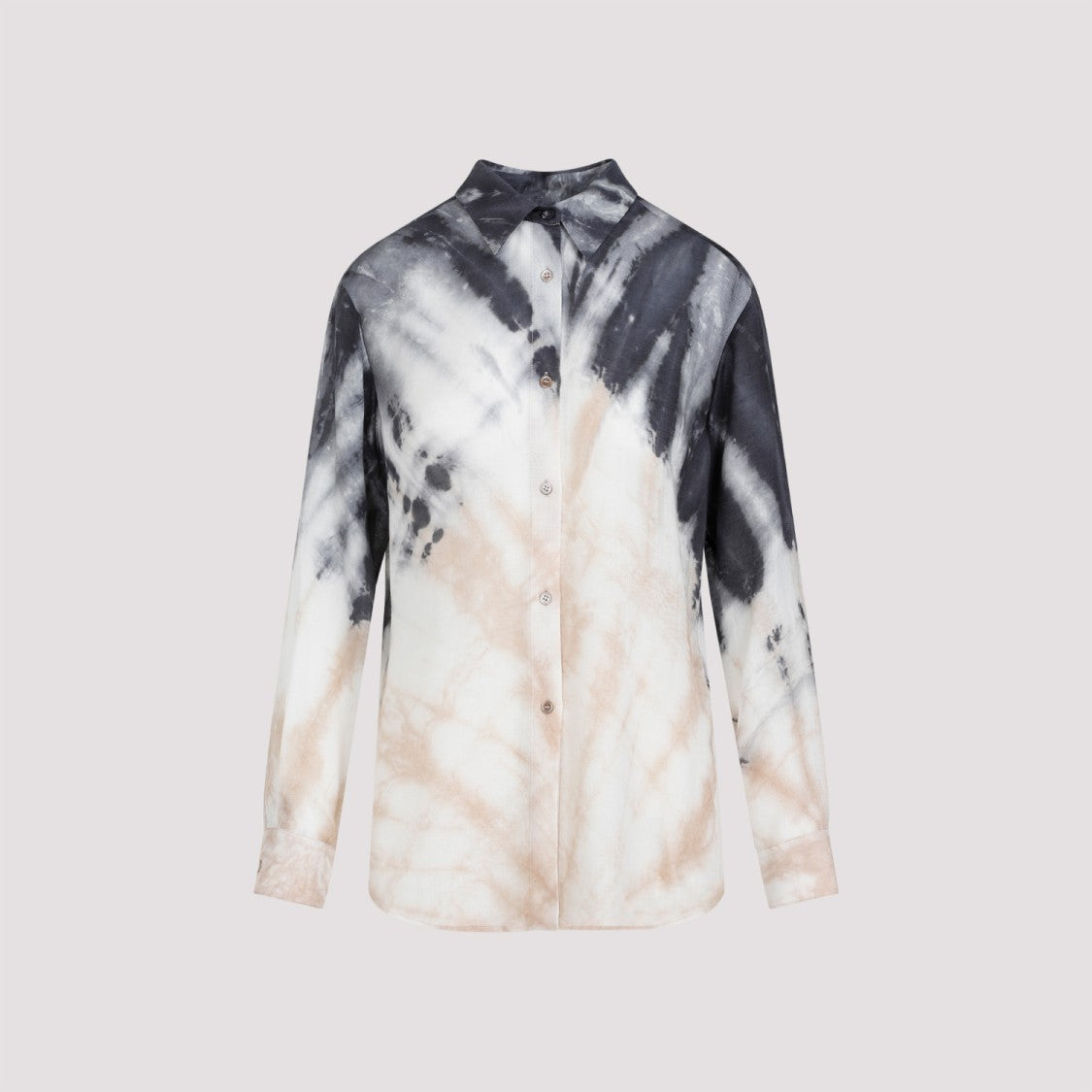 Gabriela Hearst Beige Camel Cashmere Ferrara Shirt