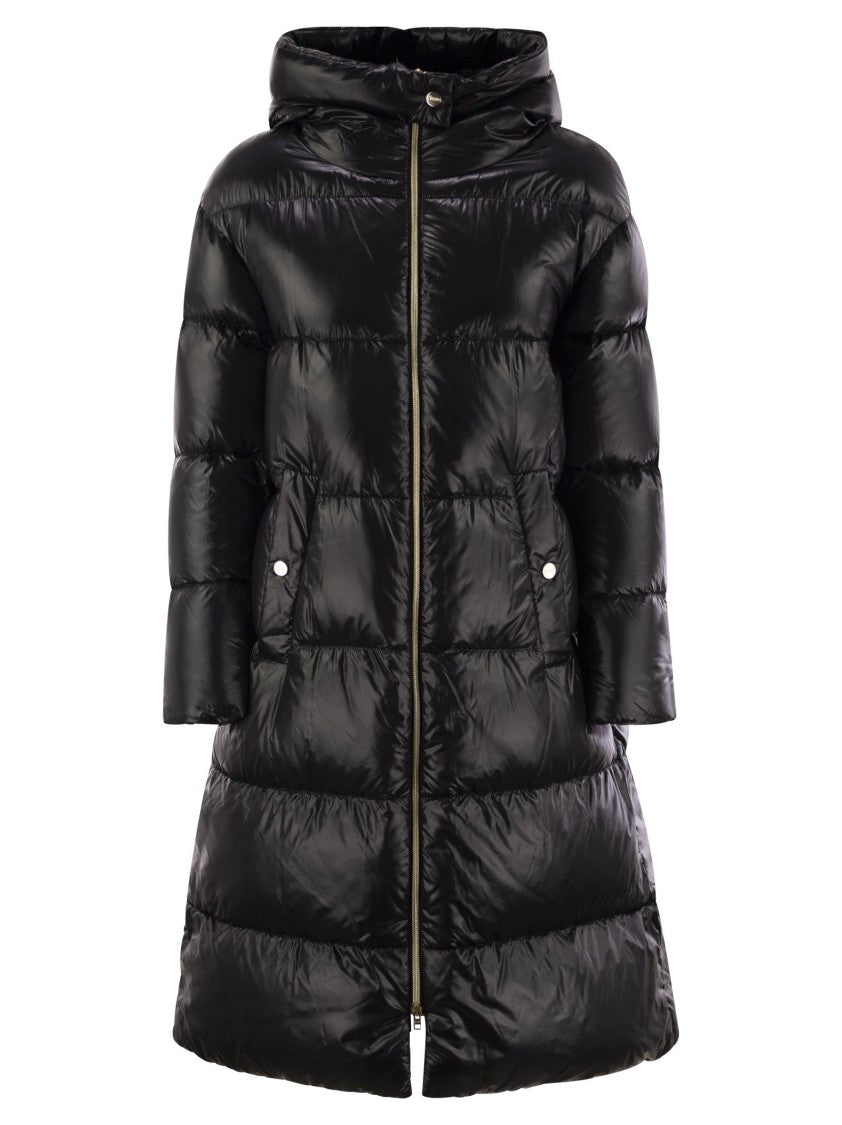 Herno Long Down Jacket With Hood