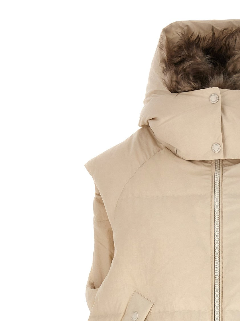 Yves Salomon Long Pile Insert Vest