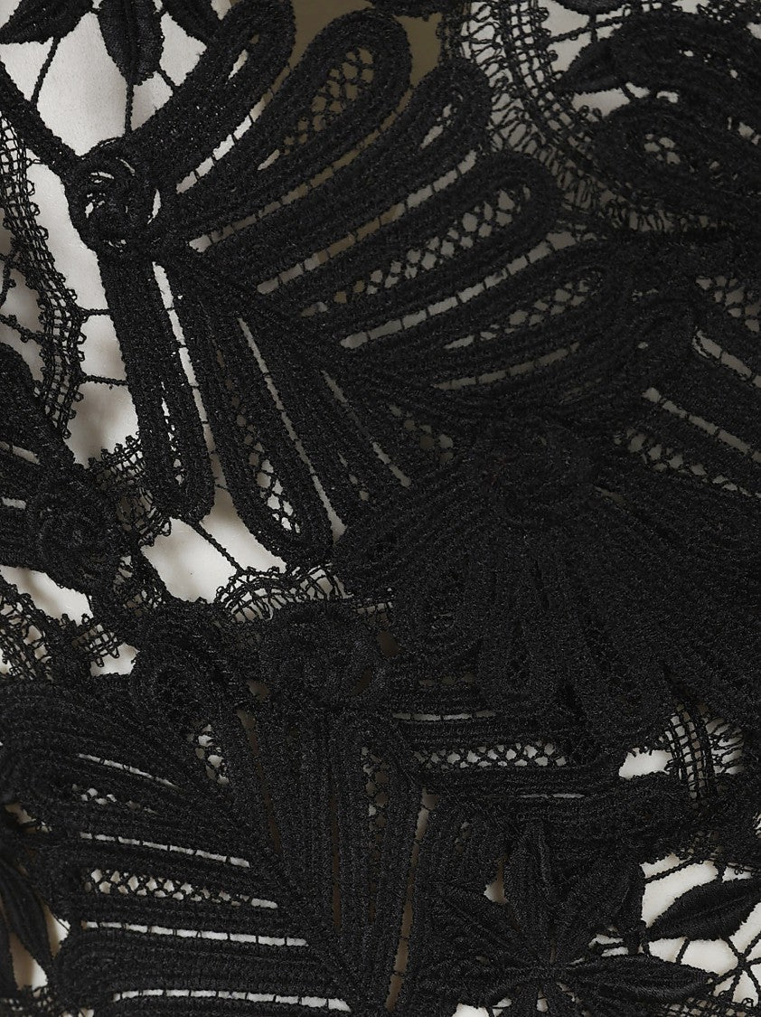 Ermanno Scervino Floral Lace Layered Top