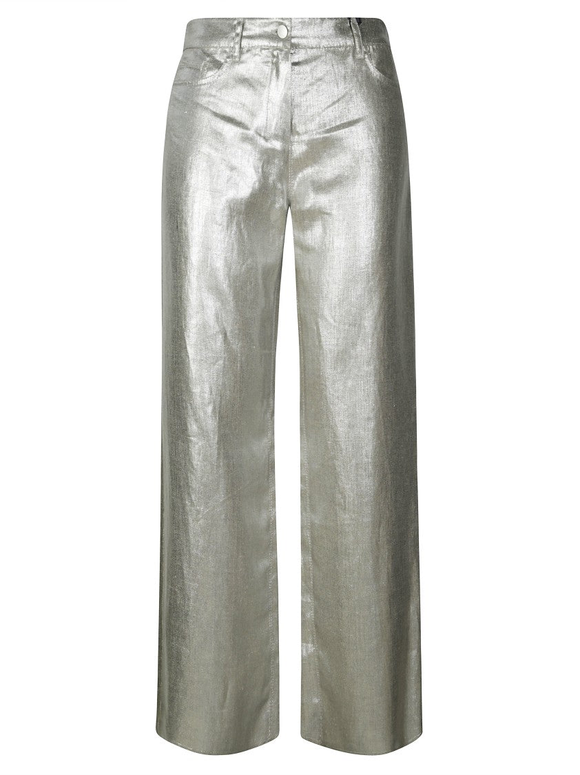 Max Mara Wide-Leg Linen Pants