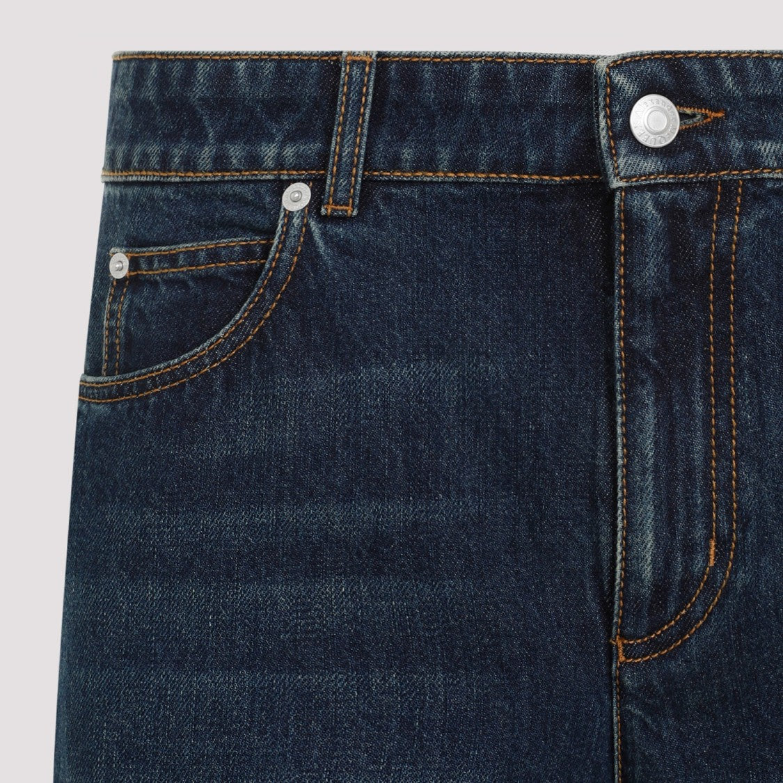 Alexander Mcqueen Dark Blue Cotton Jeans