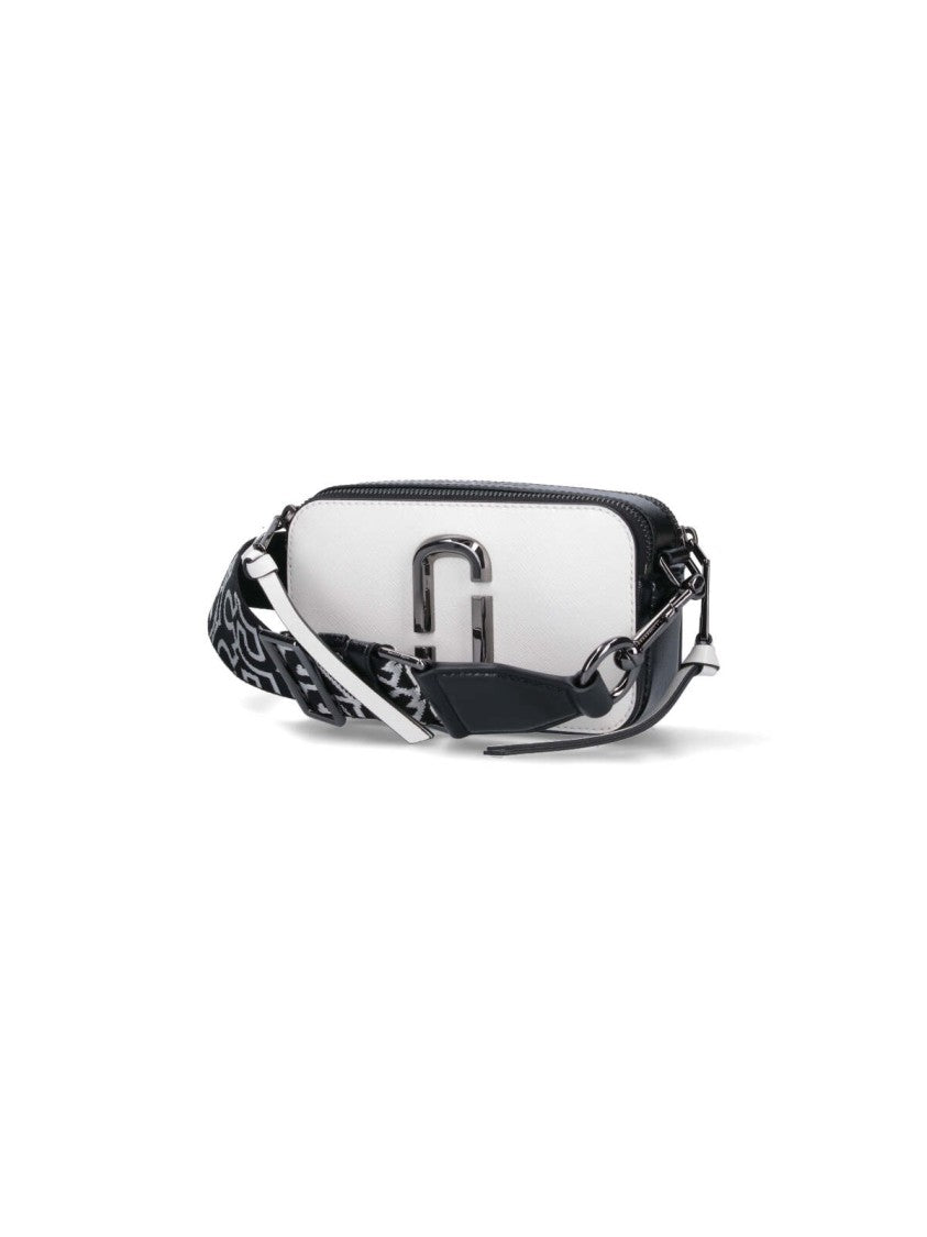 Marc Jacobs "The Bi-Color Snapshot" Shoulder Bag – White