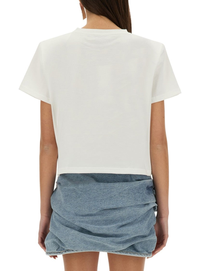 Magda Butrym T-Shirt With Crochet Bra