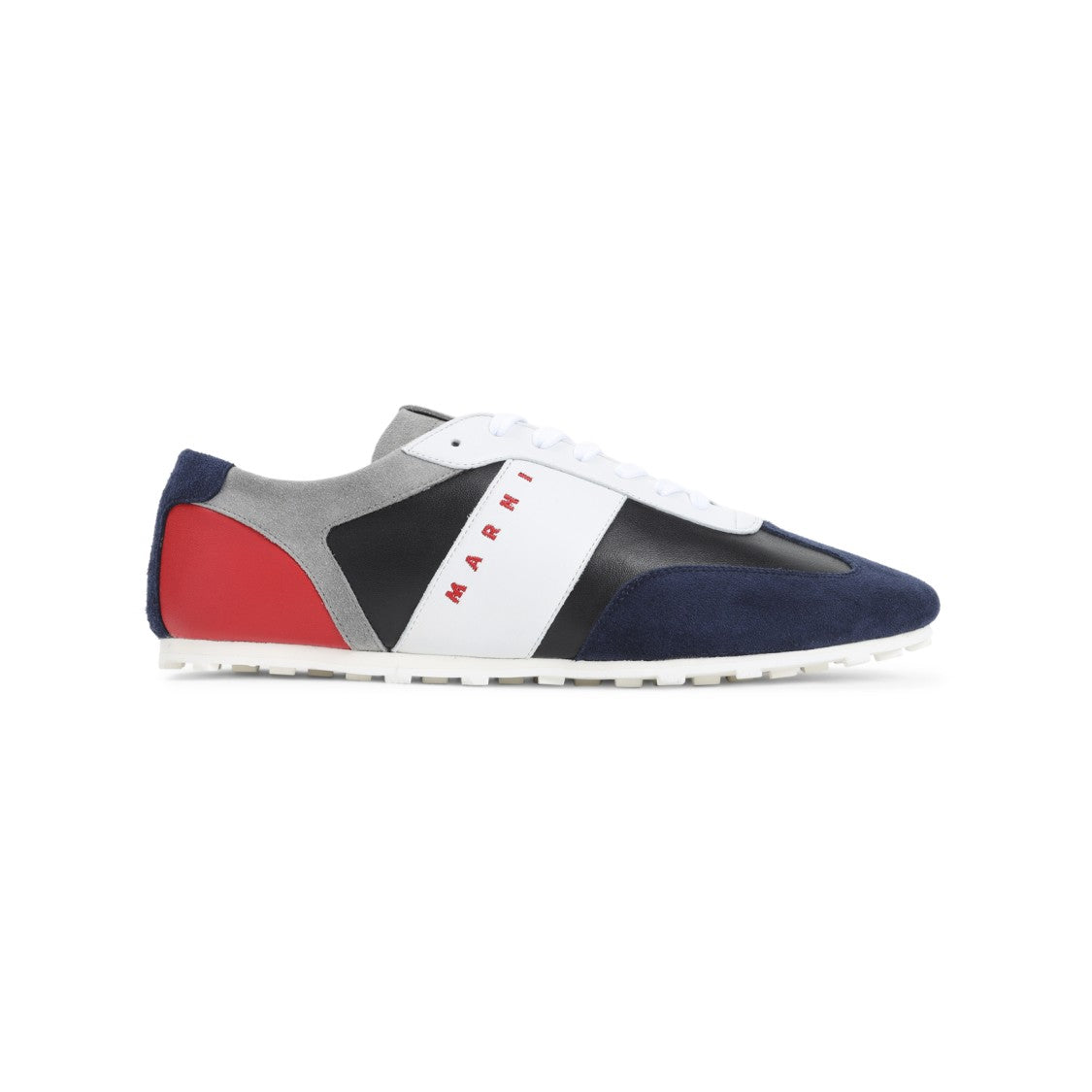 Marni Blue Ovine Leather Sneakers