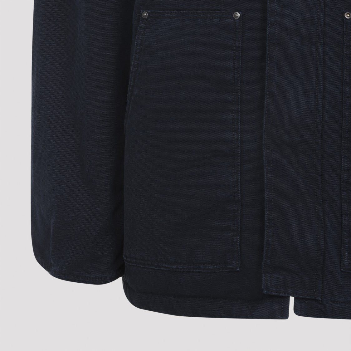 Carhartt Wip Casual Utility Jacket With Detachable Hood And Flap Pockets
