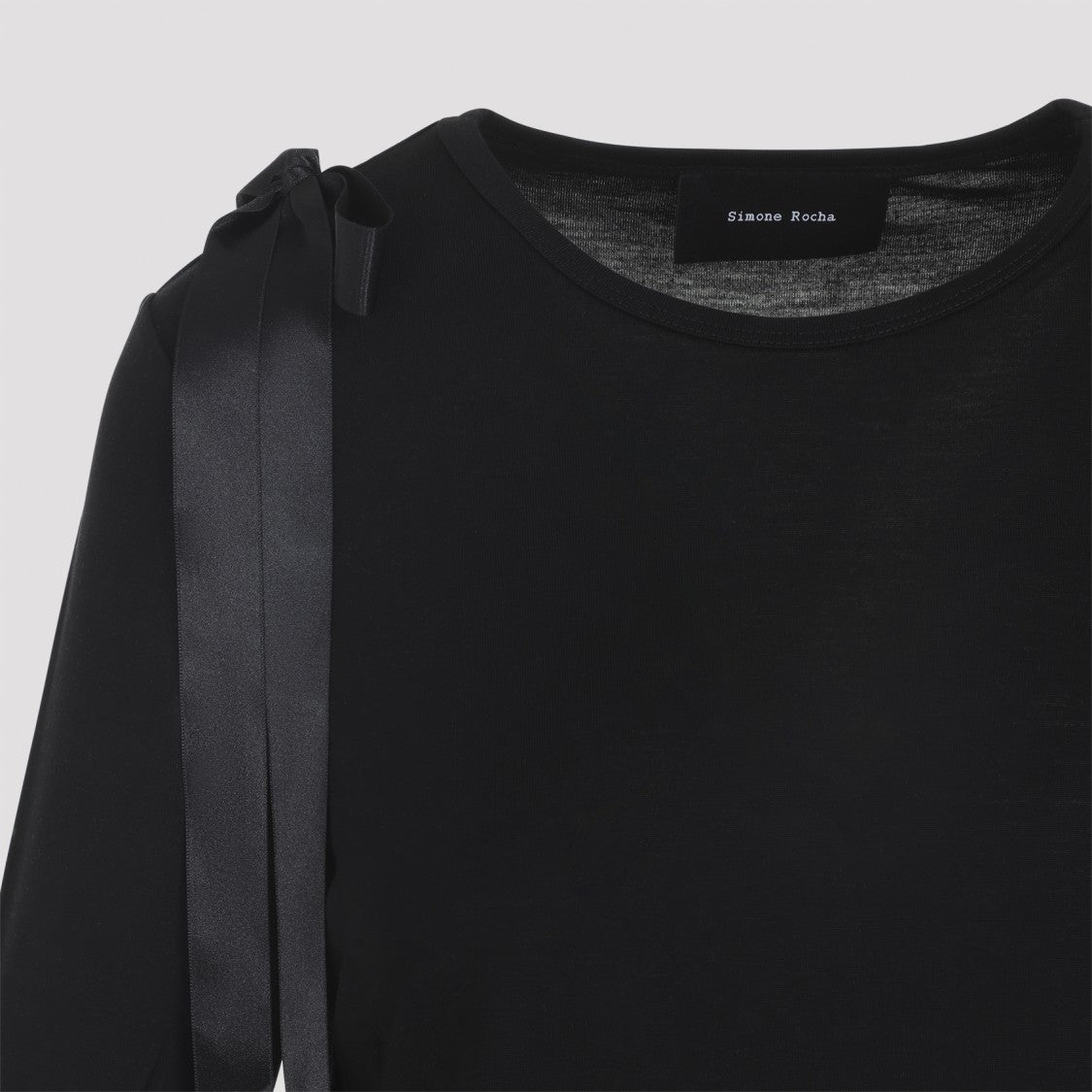 Simone Rocha Bow Ribbon T-Shirt