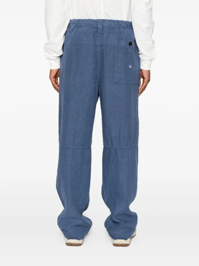 C.P. Company Pocket-Detail Linen Trousers