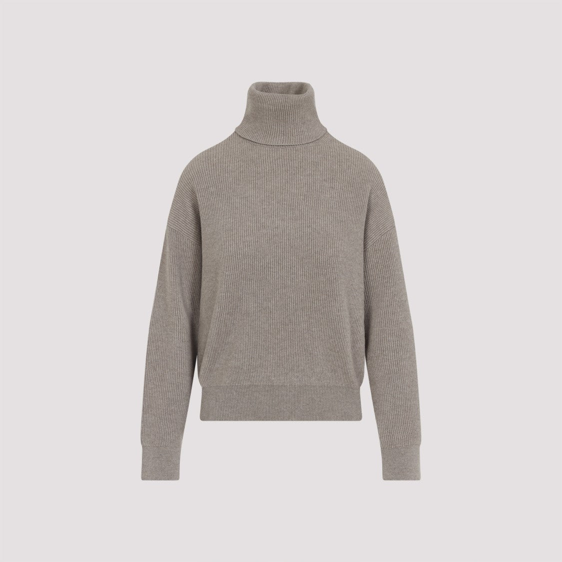 Brunello Cucinelli Ribbed Turtleneck Sweater With Soft Wool