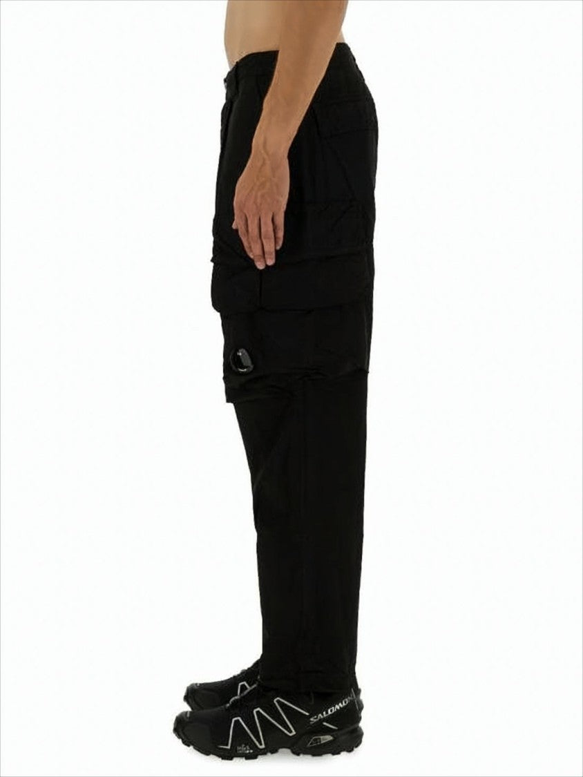 C.P. Company Utility-Inspired Straight Pants With Cargo Pockets