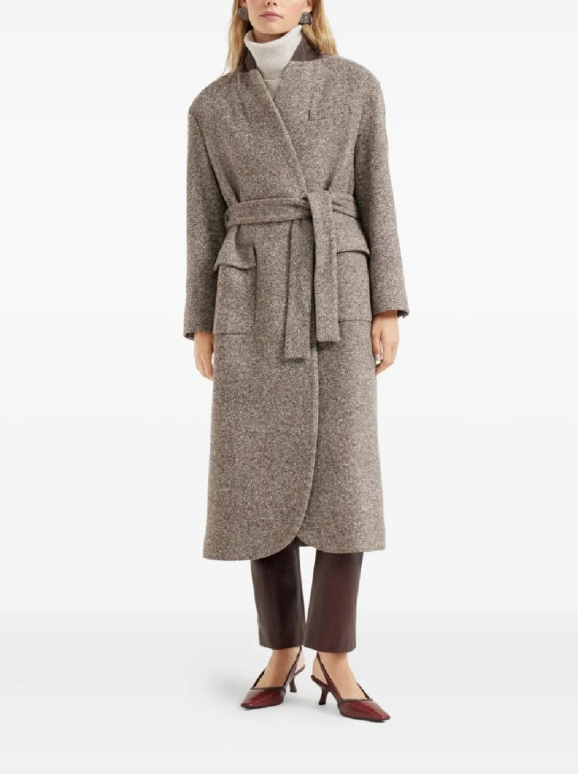 Brunello Cucinelli Mid-Length Tailored Coat
