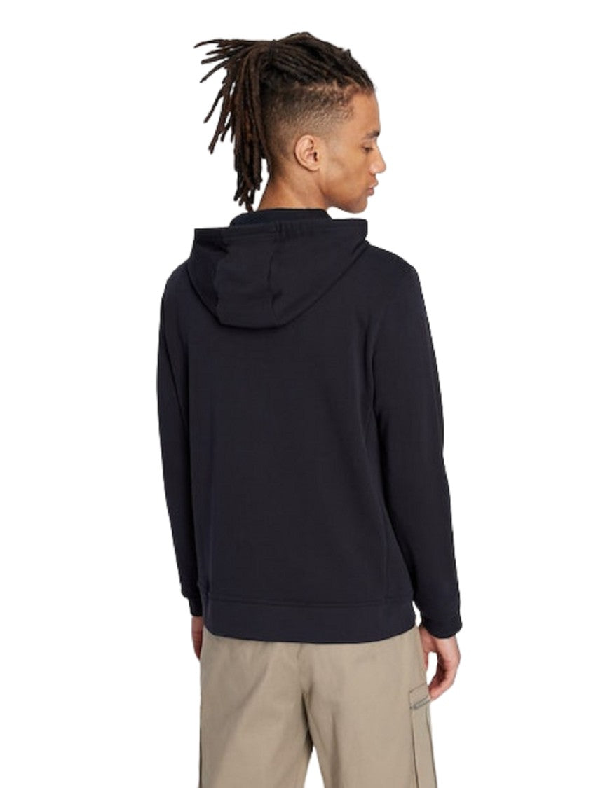 Armani Exchange Blue Hooded Cardigan