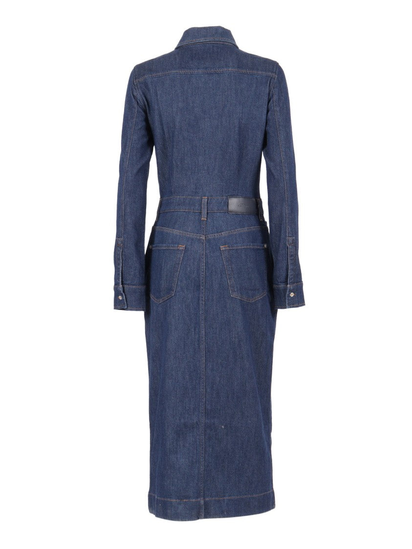 7 For All Mankind Halona L/S Maxi Dress