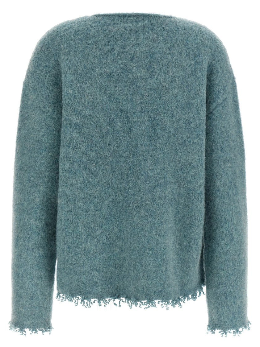 Jil Sander Wool Sweater With Boat Neckline