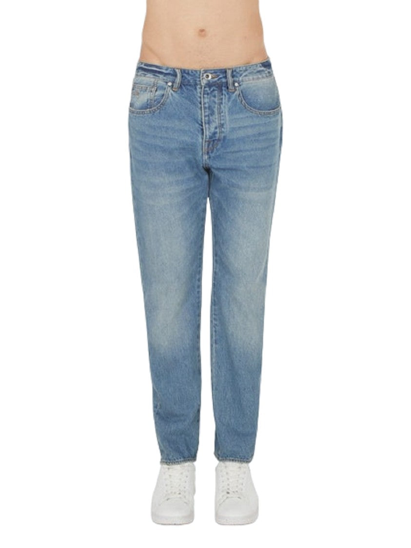 Armani Exchange Tapered Jeans With Classic Five-Pocket Design
