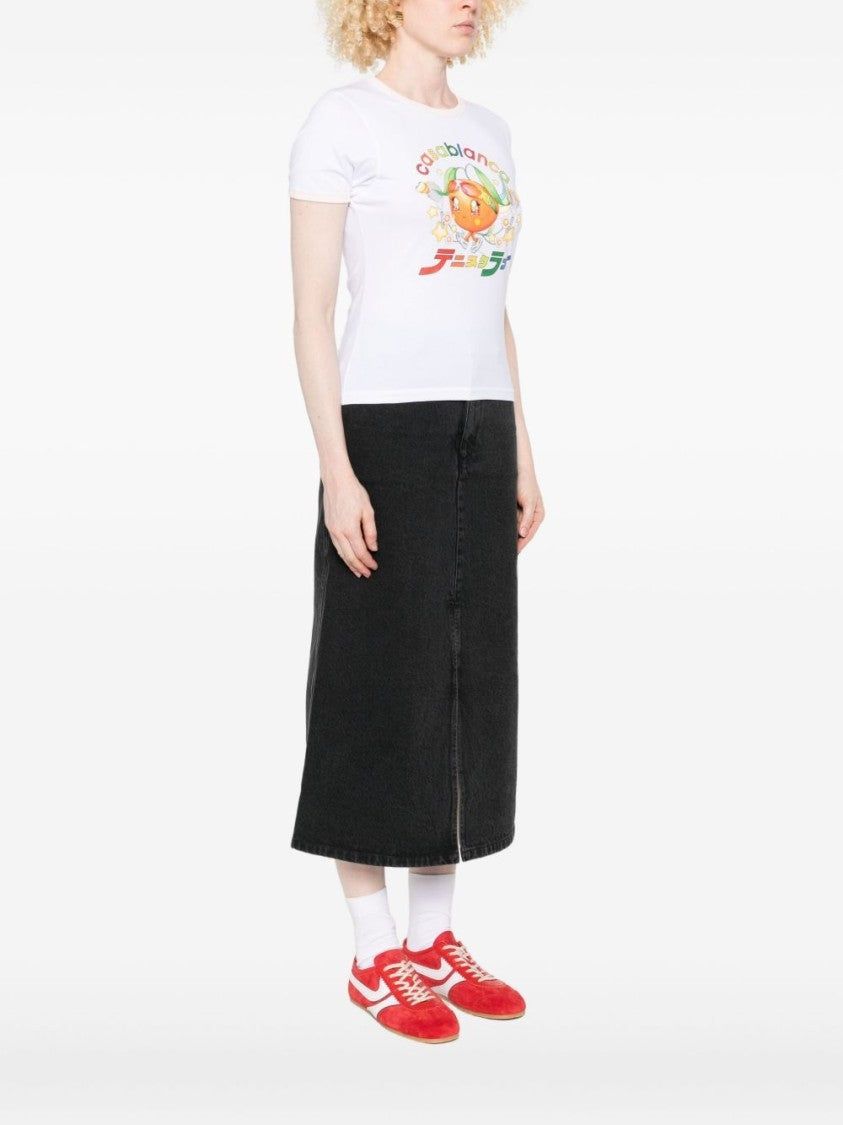 Casablanca T-Shirt With Playful Graphic Print