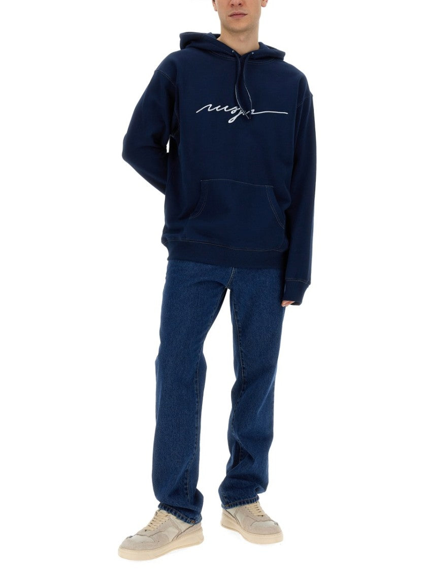 Msgm Oversized Cotton Sweatshirt