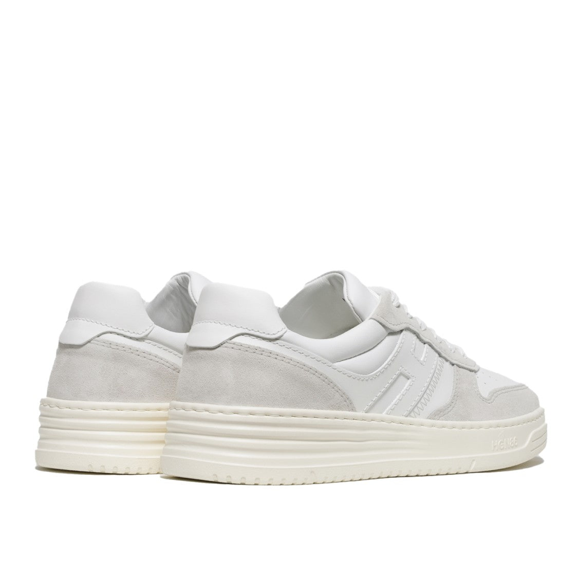 Hogan Pearl Grey Suede H630 Sneakers