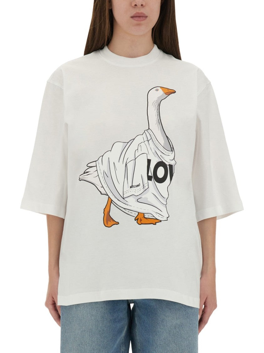 Moschino Playful Graphic Jersey T-Shirt
