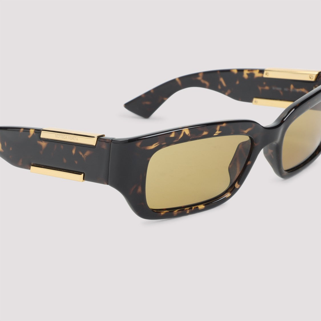 Bottega Veneta Havana Brown Acetate Sunglasses