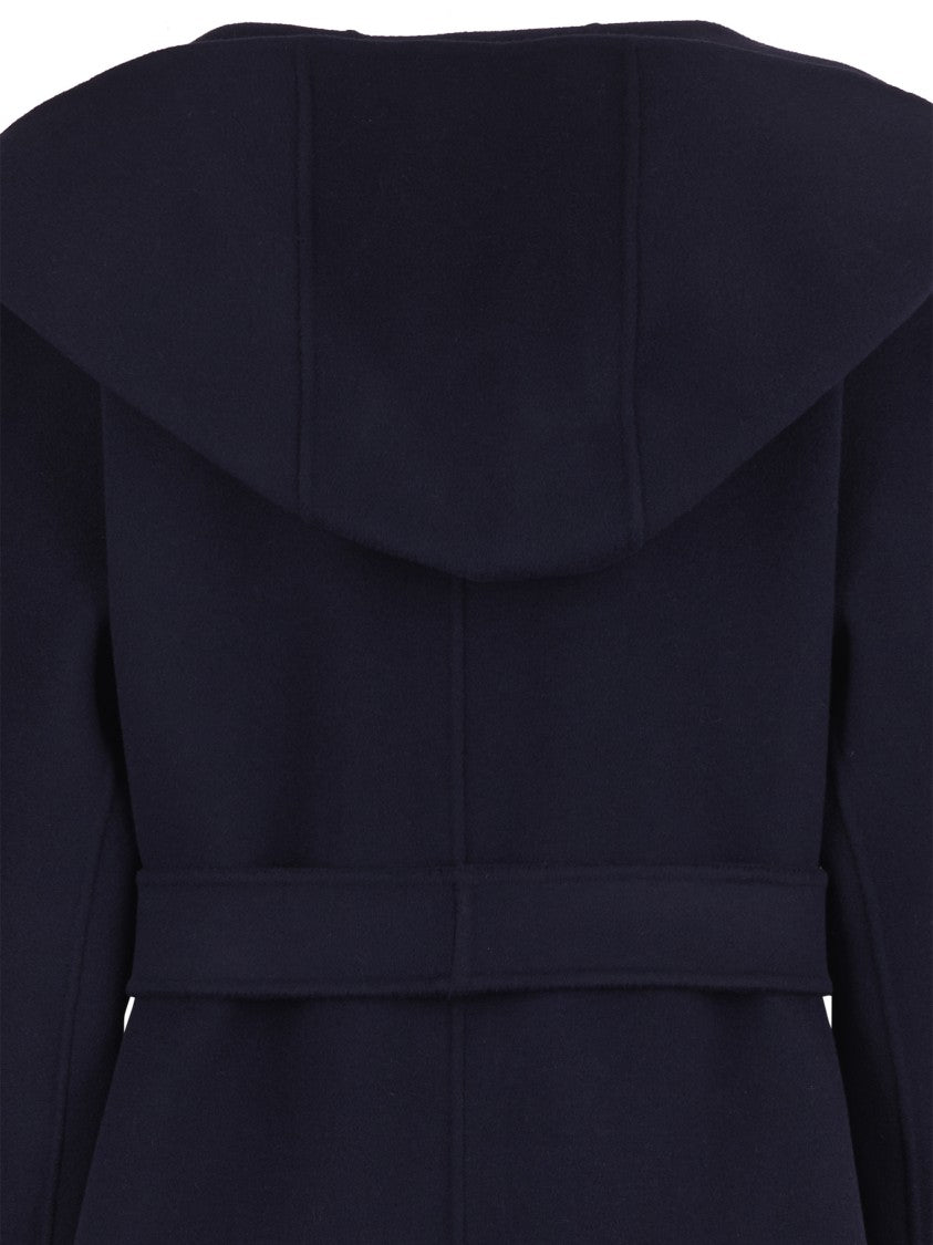 Max Mara Long Tailored Coat In 100% Virgin Wool