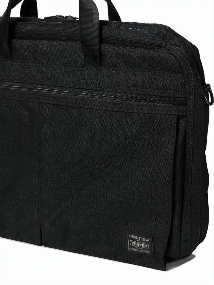 Porter Rectangular Nylon Tote Bag With Versatile Carrying Options