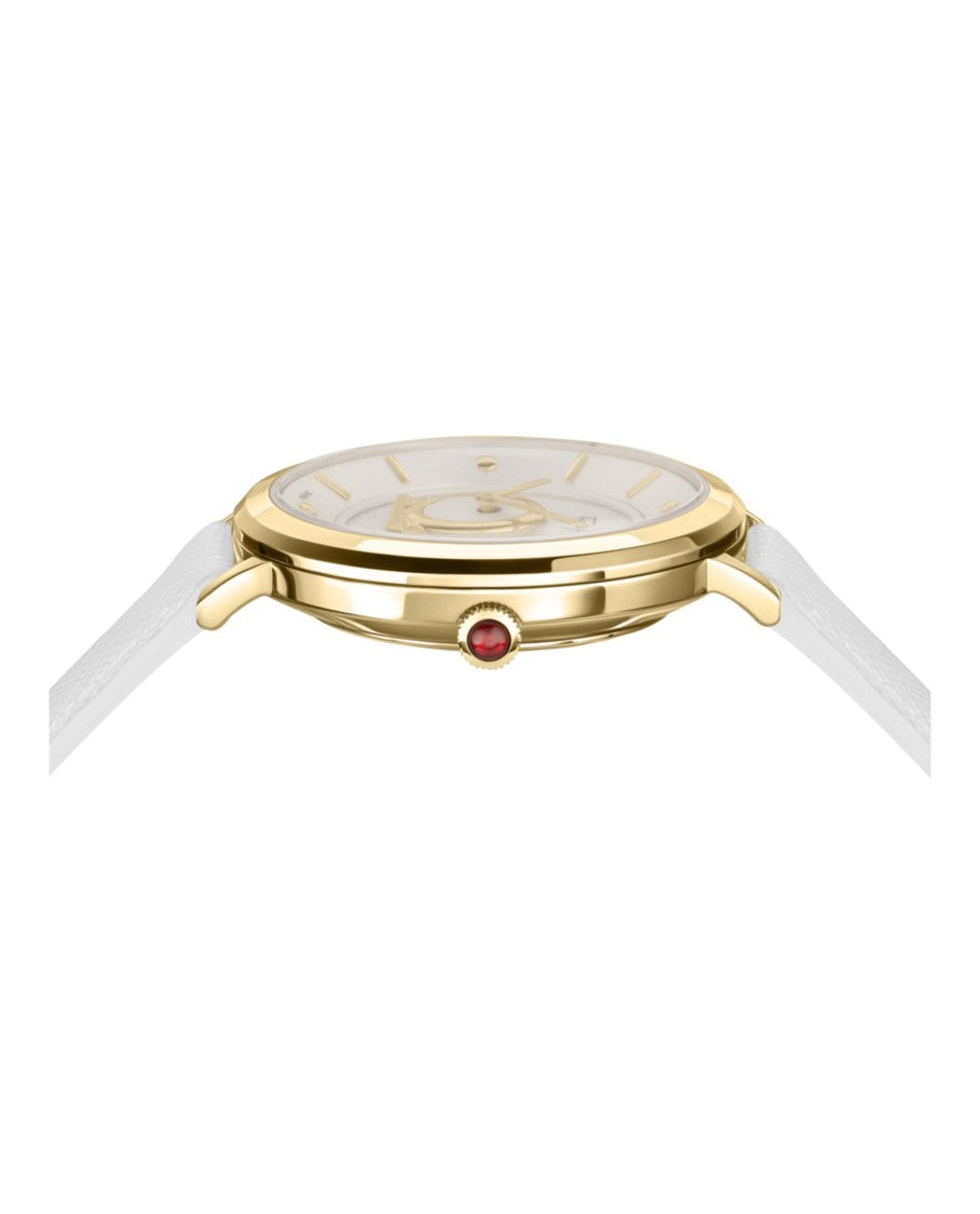 Ferragamo Minuetto Leather Watch