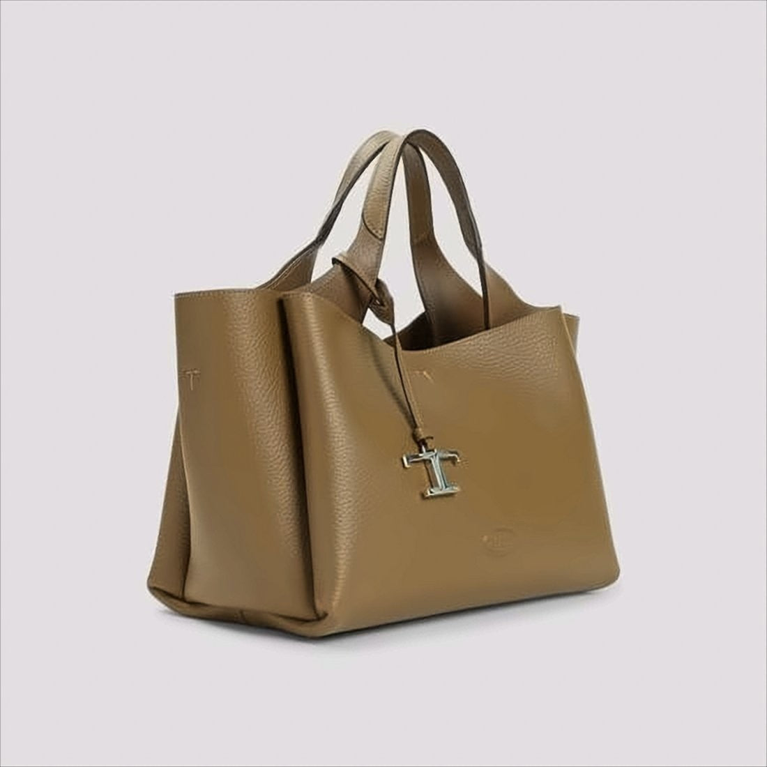Tod's Pebbled Leather Crossbody Bag With Metallic Charm