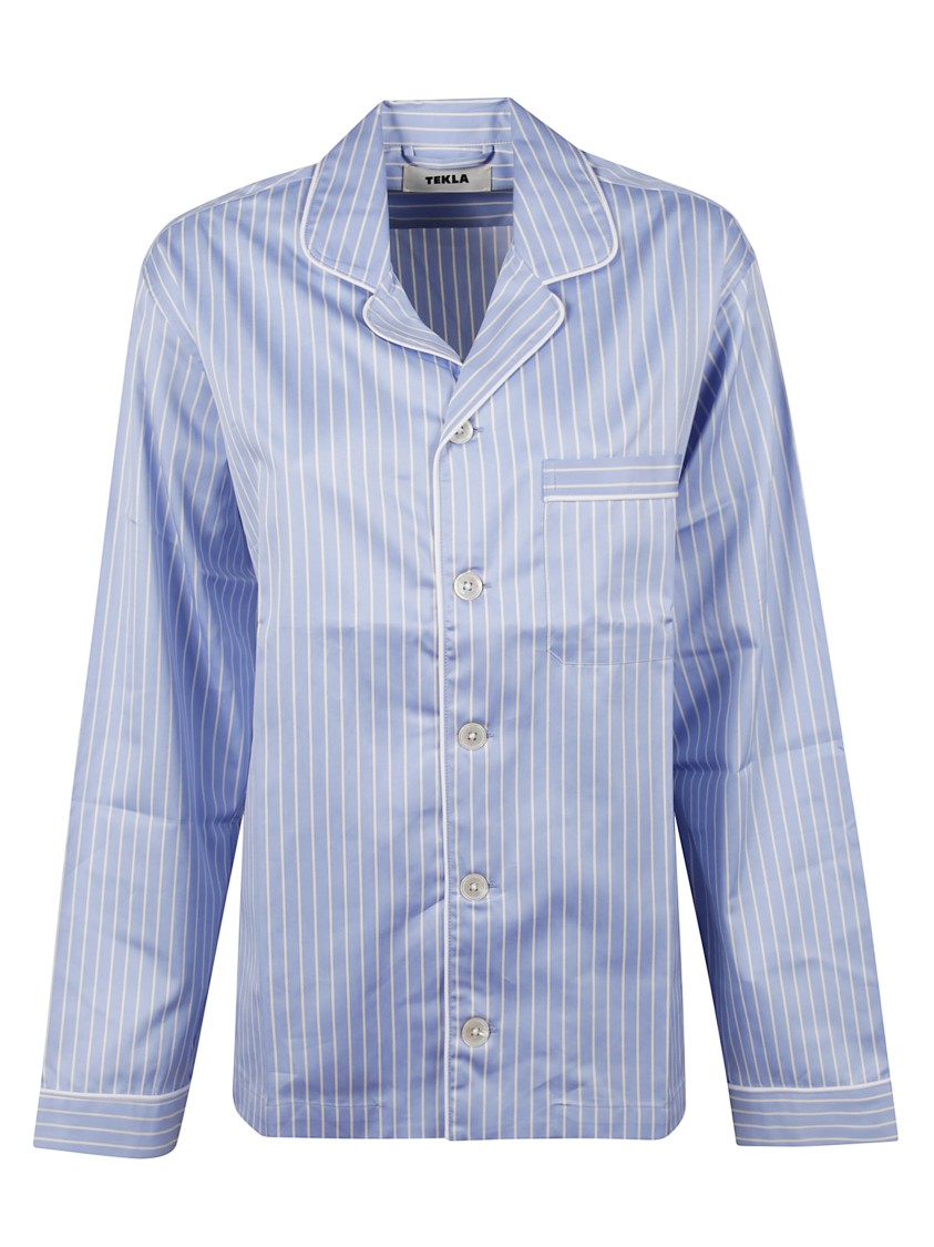 Tekla Sateen Pyjamas Shirt In Organic Cotton