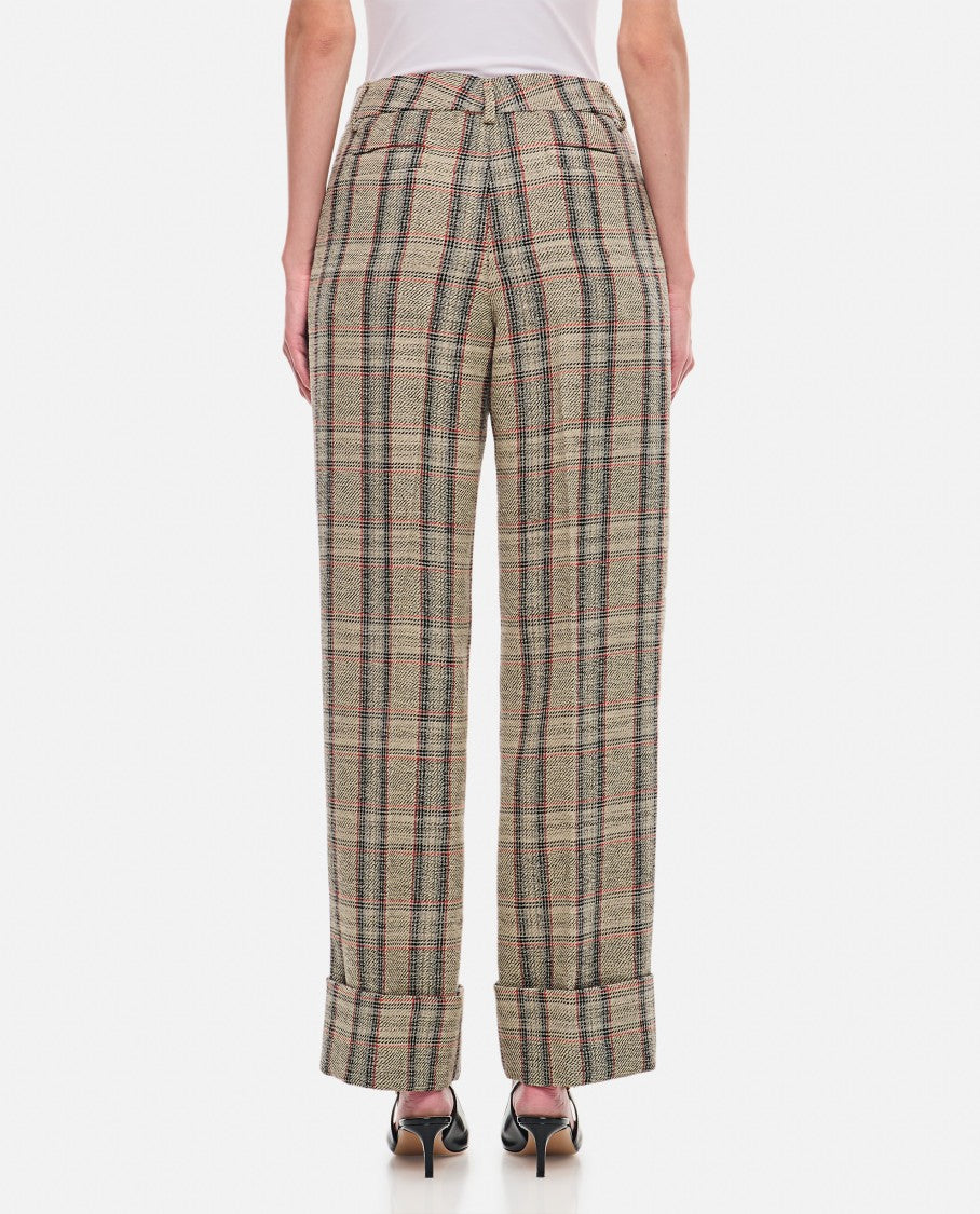 Durazzi Milano Checked Tailored Pants