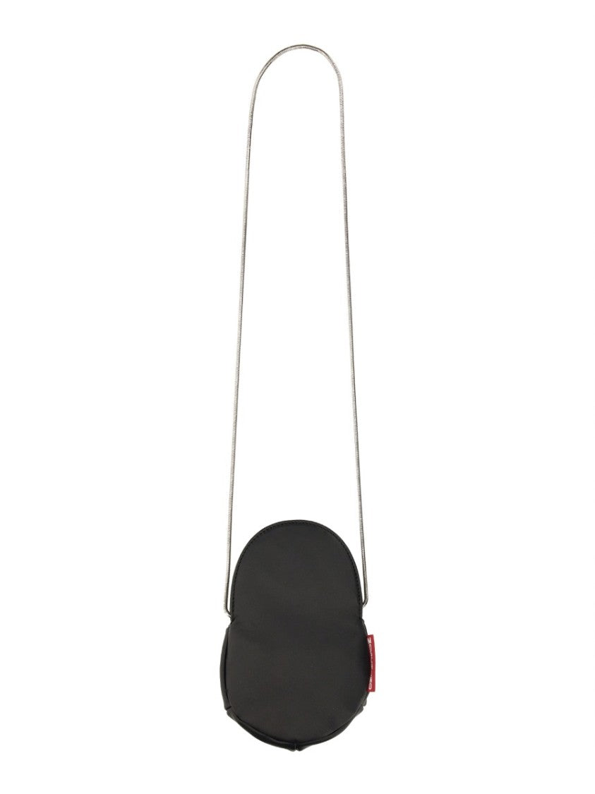 Moschino Pleated Mini Bag With Adjustable Chain Strap