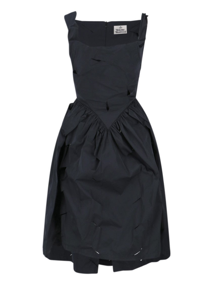 Vivienne Westwood Asymmetric Midi Dress – Black