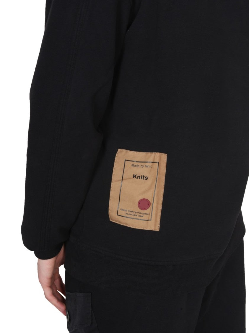 Ten C Relaxed Fit Crewneck Sweatshirt