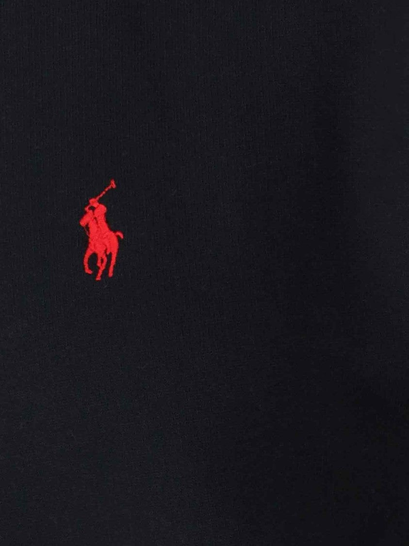 Polo Ralph Lauren Logo Zip Hoodie – Black