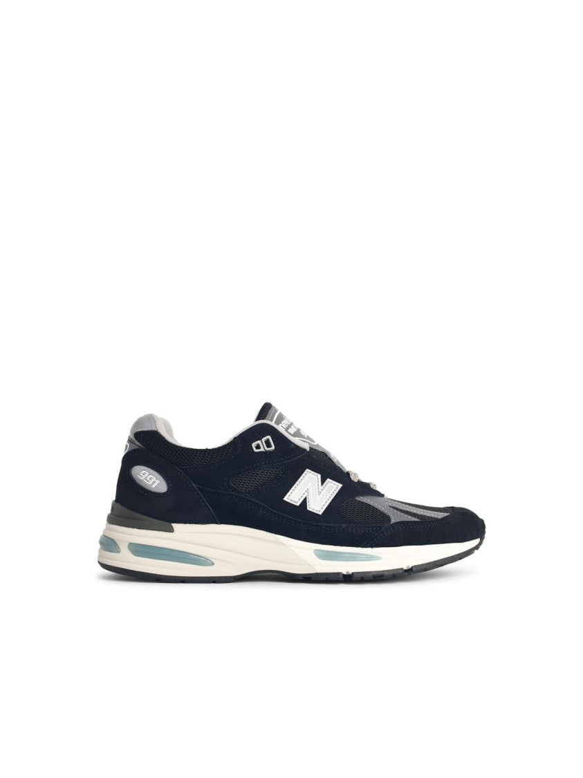 New Balance 991V2' Black Fabric Blend Sneakers