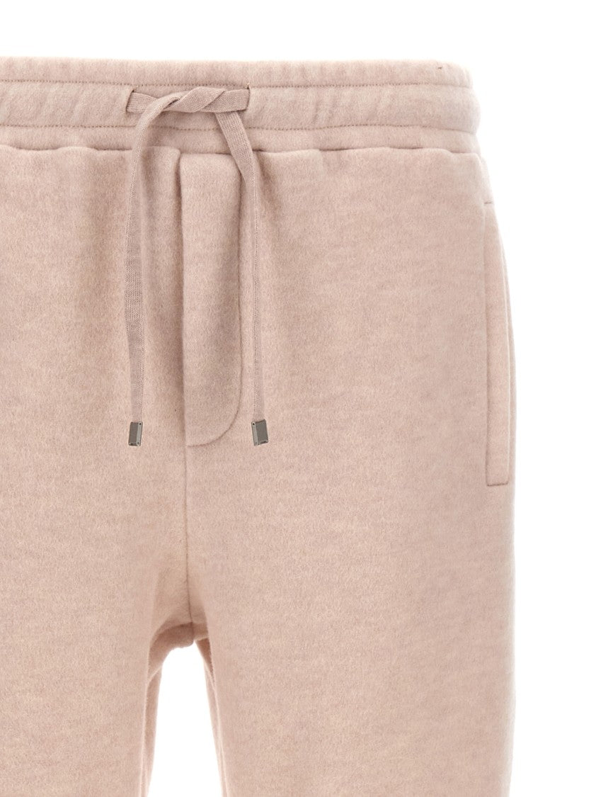 Etro Wool Blend Joggers With Embroidered Logo
