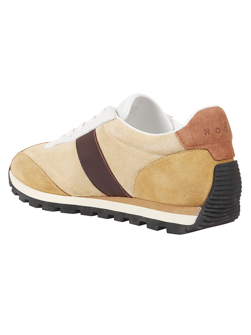 Hogan H671 Leather And Suede Sneakers