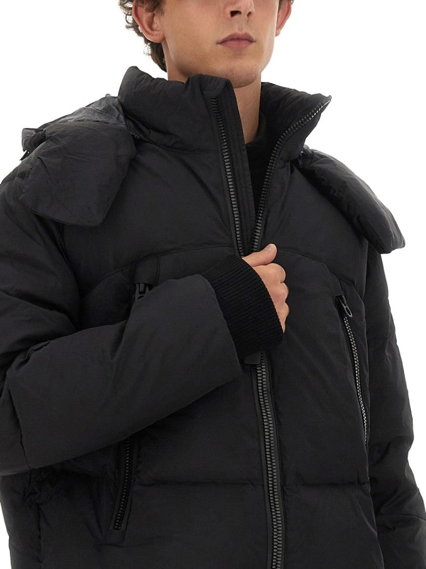 Jg1 Oversized Jacket With High Collar