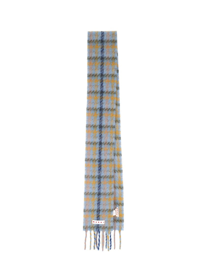 Marni Striped Logo Scarf – Multicolor