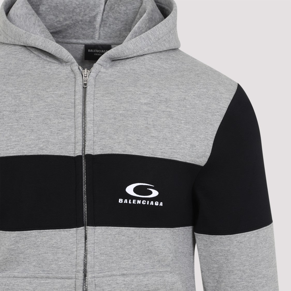 Balenciaga Zip-Up Grey Sweatshirt