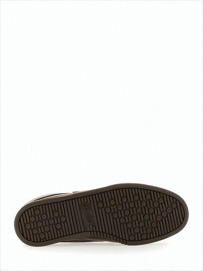 Paraboot Polished Calf Leather Slip-On Mules