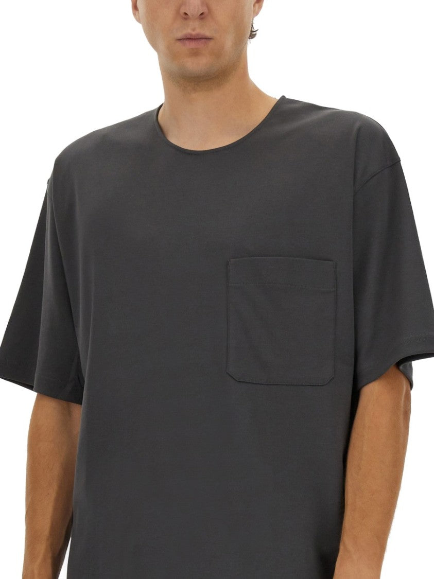 Lemaire Relaxed Fit Cotton-Silk Blend T-Shirt