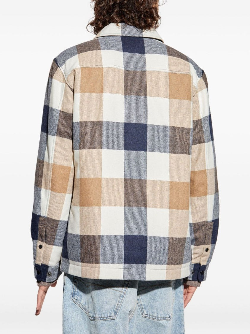 Woolrich Plaid Button-Up Shirt With Chest Pockets