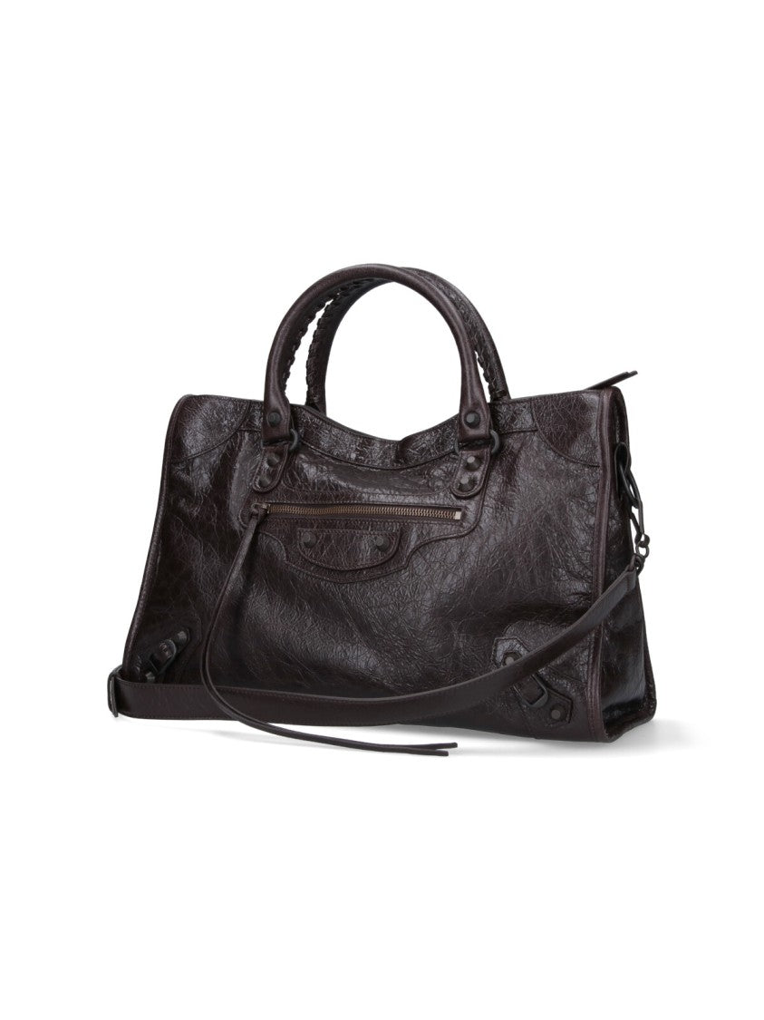 Balenciaga "Le City" Medium Tote Bag – Brown