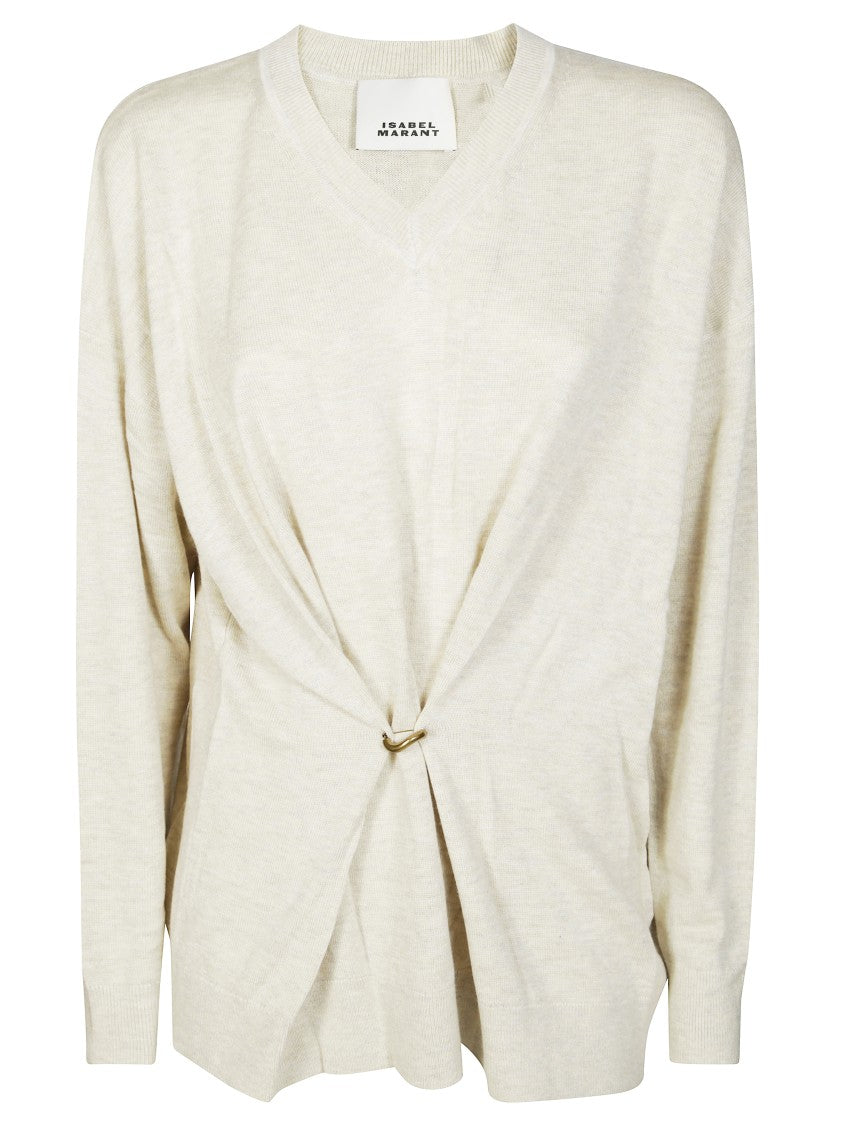 Isabel Marant Étoile Relaxed Fit Pullover With Round Neckline And Soft Texture
