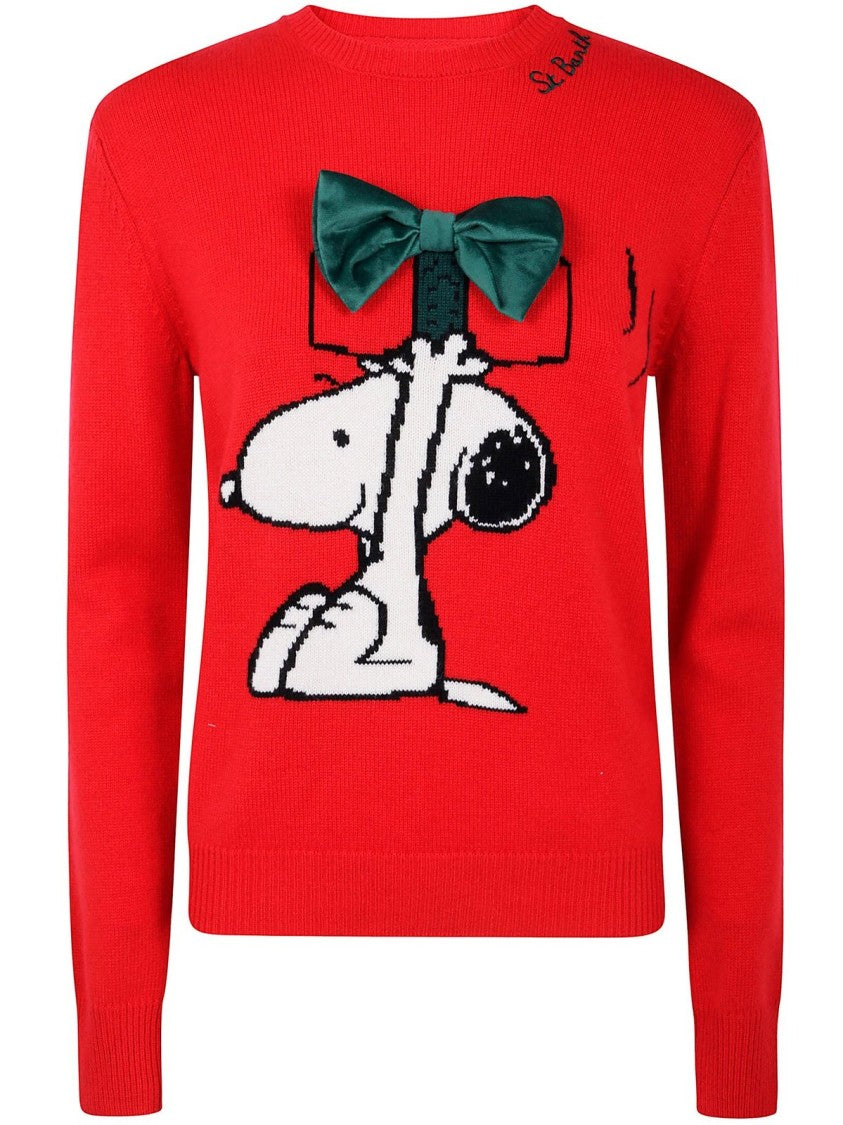 Mc2 Saint Barth Vibrant Red Sweater