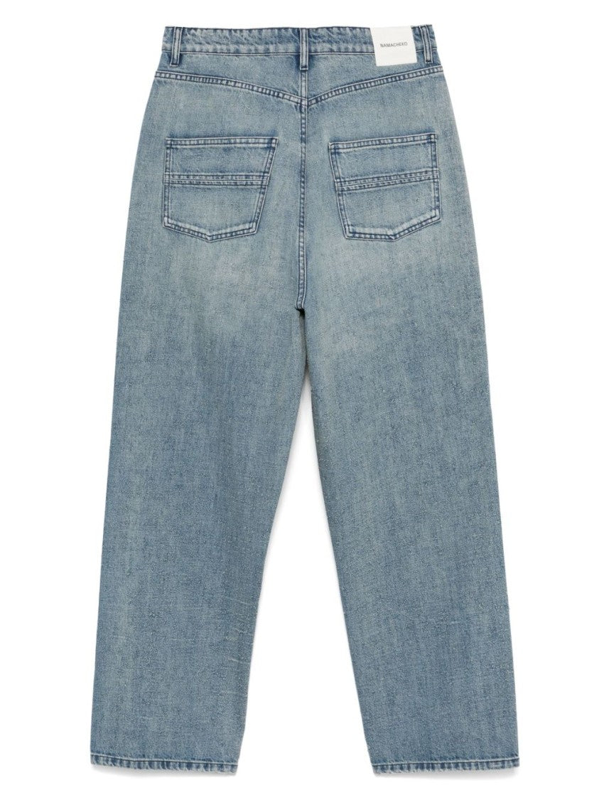 Namacheko Denim Hand Pilled Wide
