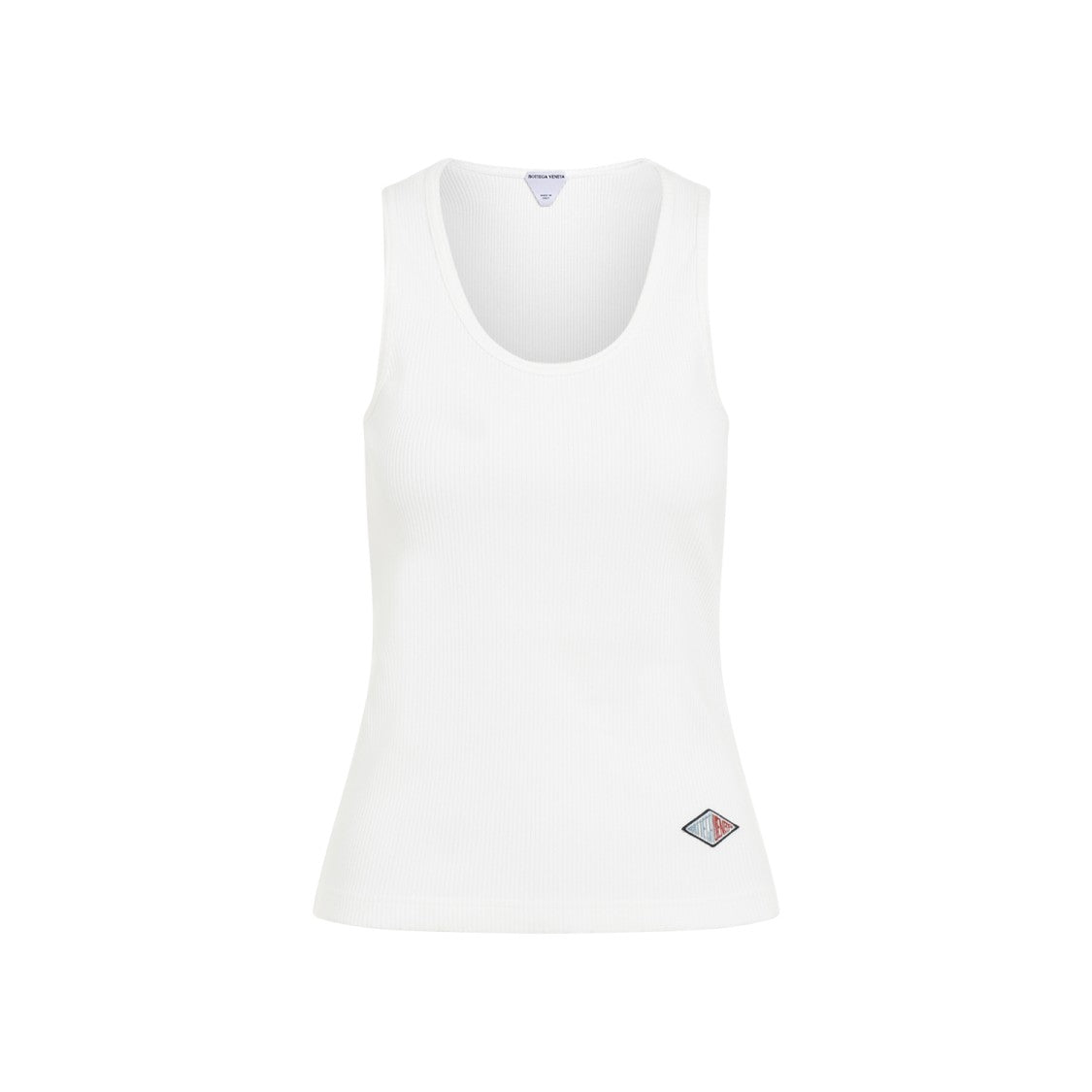Bottega Veneta White Cotton Tank Top