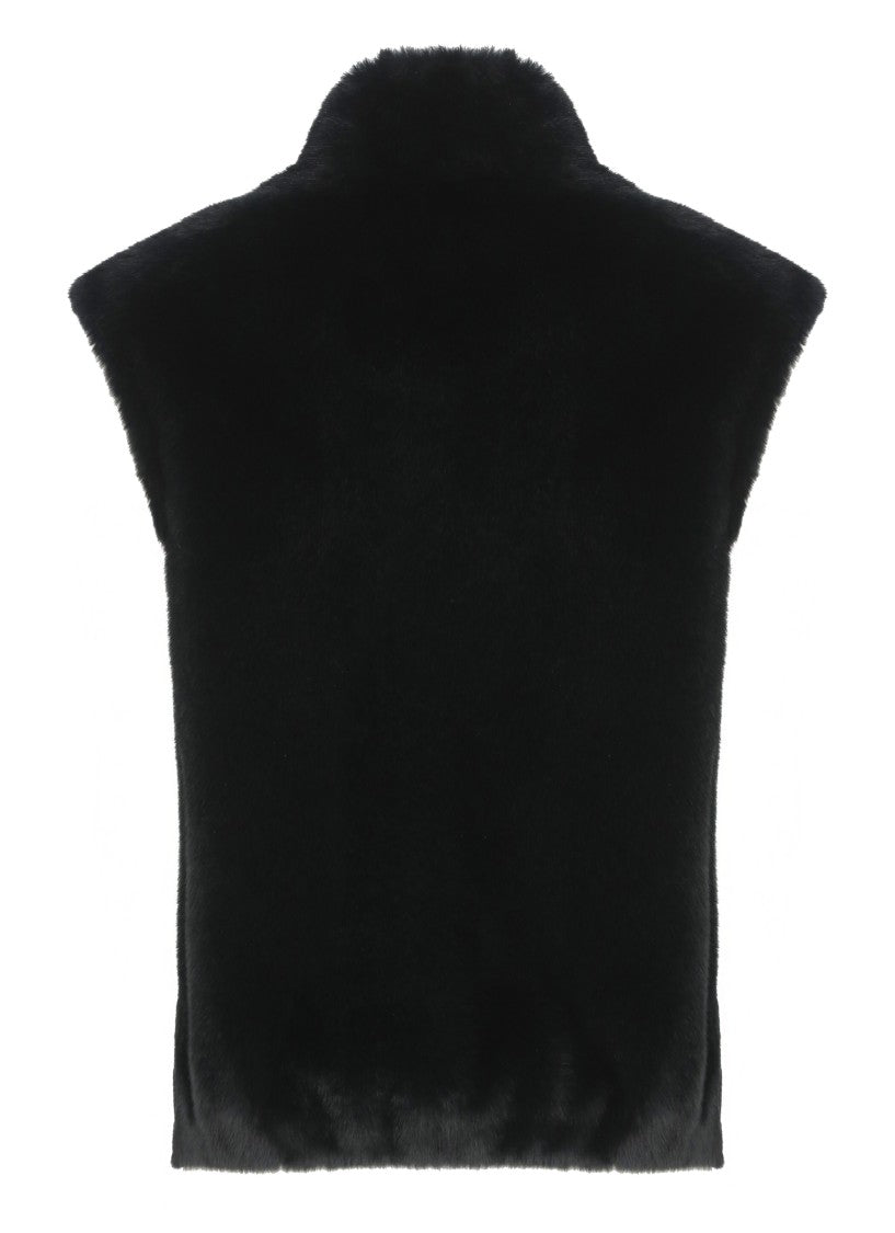 Herno Synth Fur Sleeveless Jacket