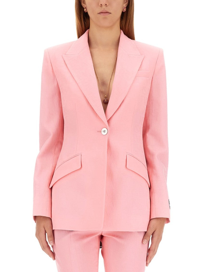 Versace Single Breasted Medusa Jacket